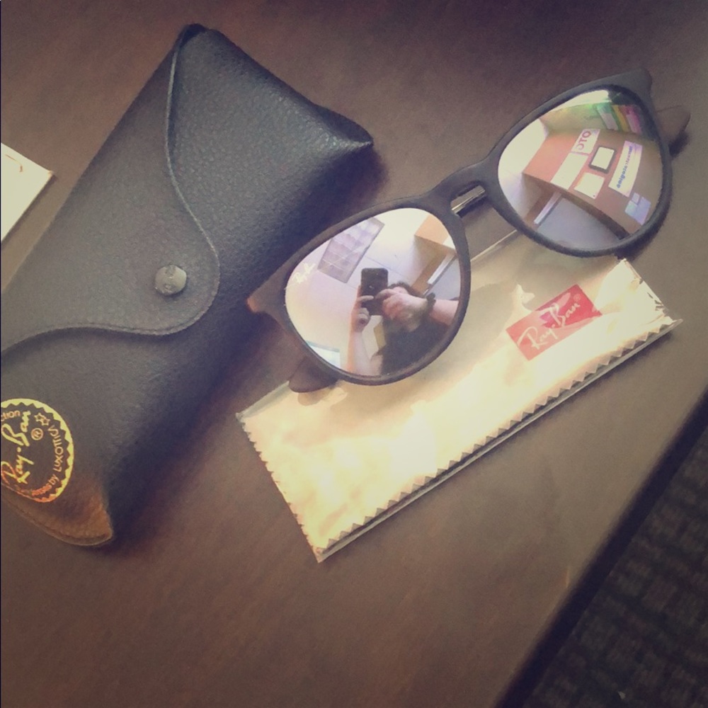 Ray ban Erica’s purple mirrored sunglasses